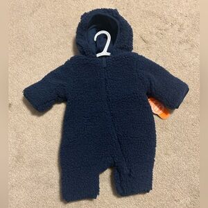 Cozy Navy Blue Kids One Piece